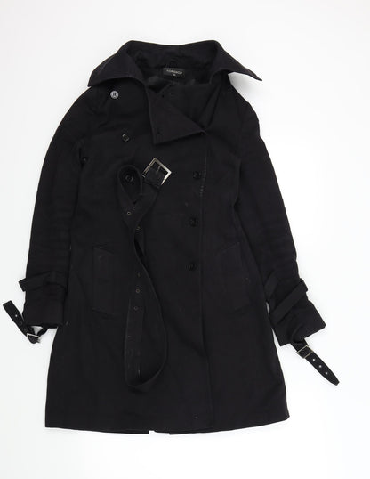 Topshop Womens Black   Jacket  Size 10