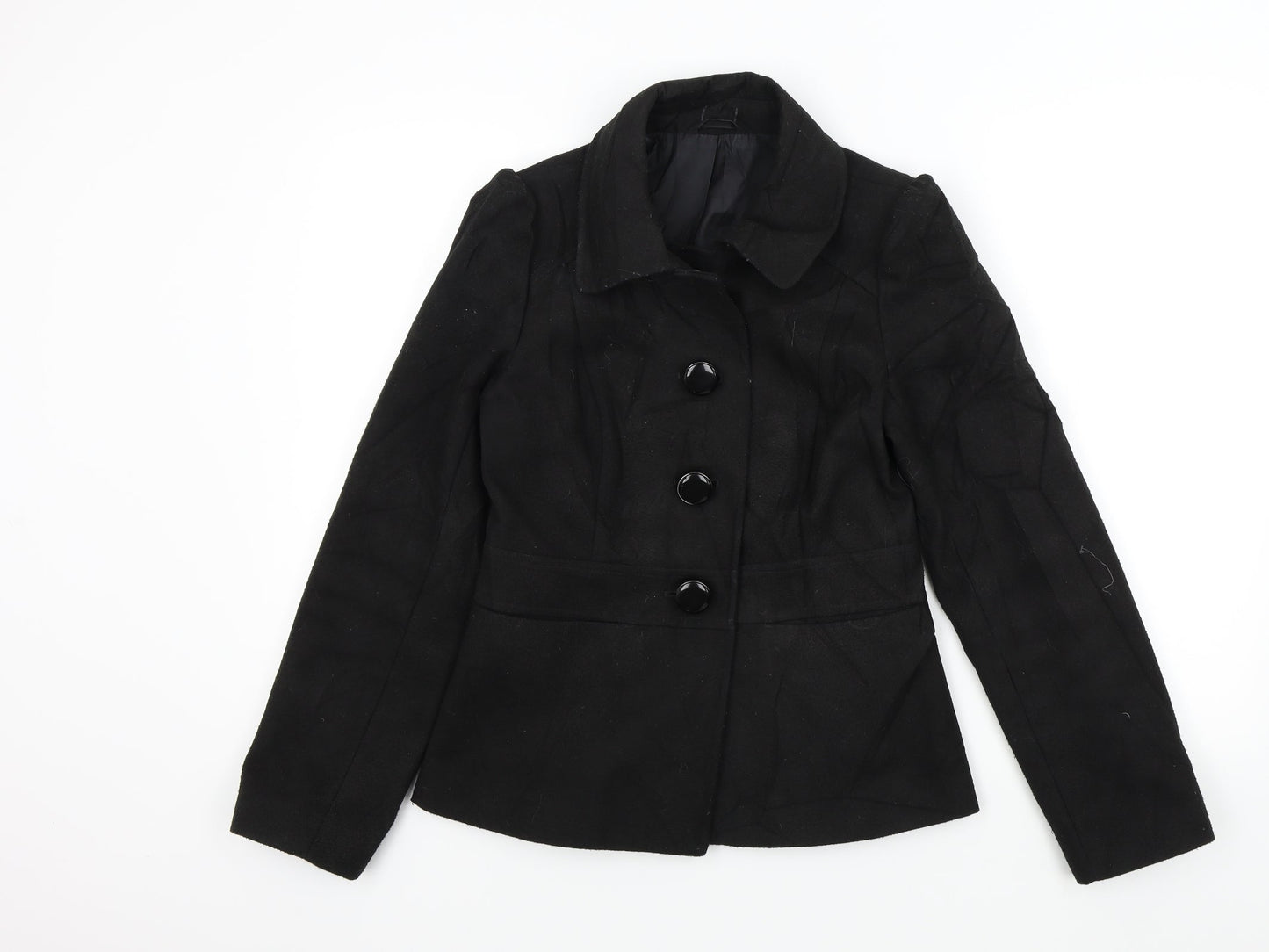M&S Womens Black   Jacket  Size 8