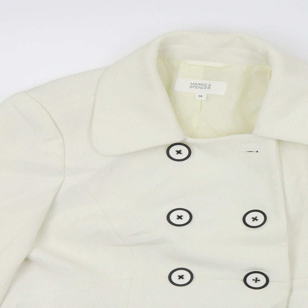 M&S Womens White   Jacket