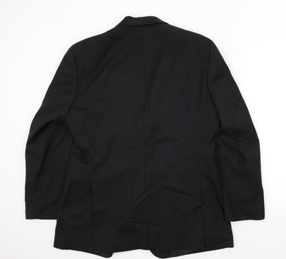 Greenwoods Mens Black   Jacket Suit Jacket Size L