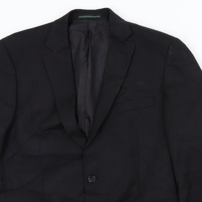Greenwoods Mens Black   Jacket Suit Jacket Size L