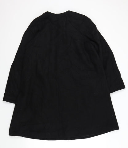 H&M Womens Black   Jacket Coat Size 12