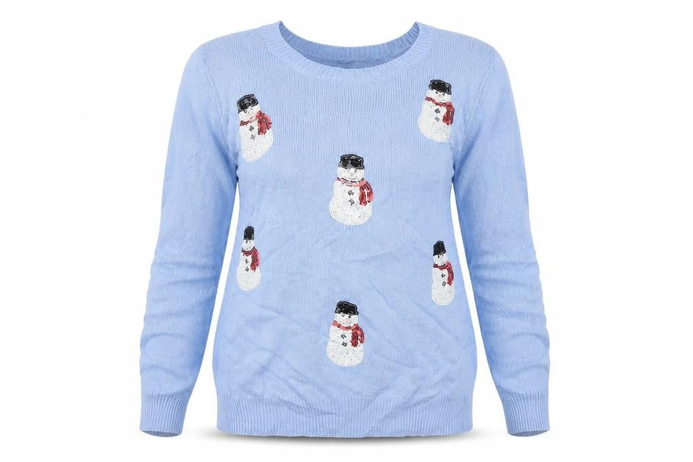 Marks & Spencer Womens Blue   Pullover Jumper Size S