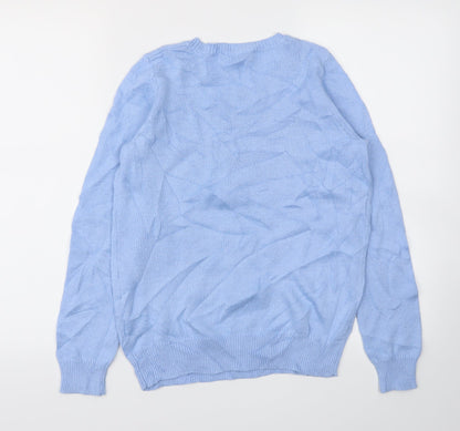 Marks & Spencer Womens Blue   Pullover Jumper Size S