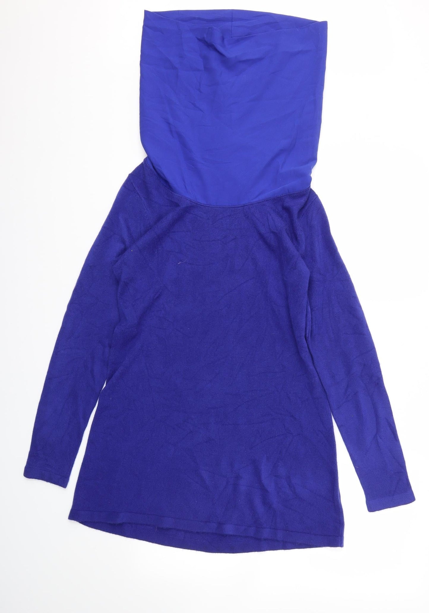 PREWORN  Womens Blue   Basic T-Shirt Size 12