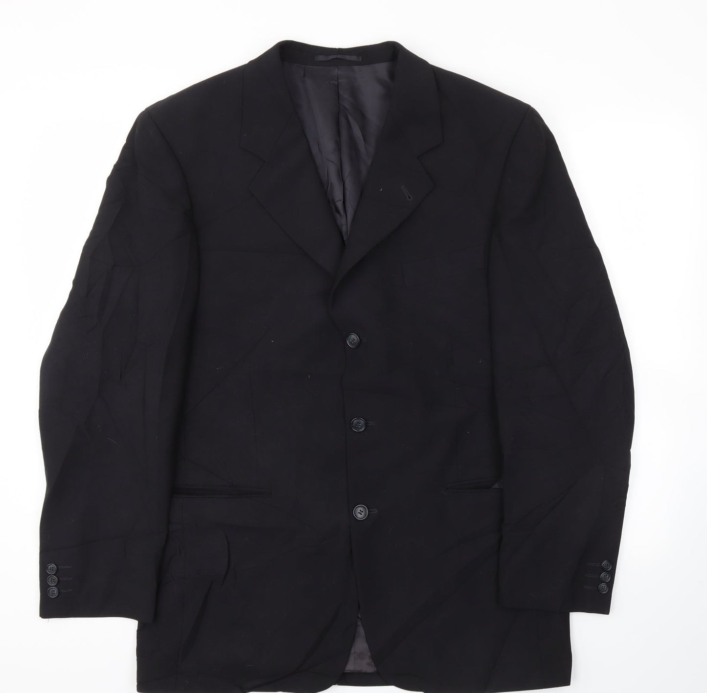 Preworn Mens Black   Jacket Blazer Size 40