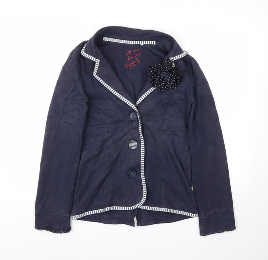 NEXT Girls Blue   Cardigan Jumper Size 12 Years