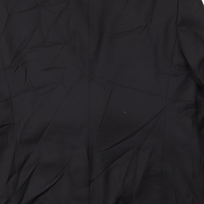 Brand and care label for jhon lewis men’s black jacket blazer, size 44