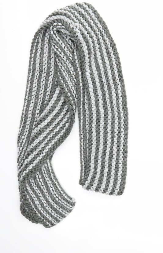 Preworn Unisex Grey   Scarf  Size Regular
