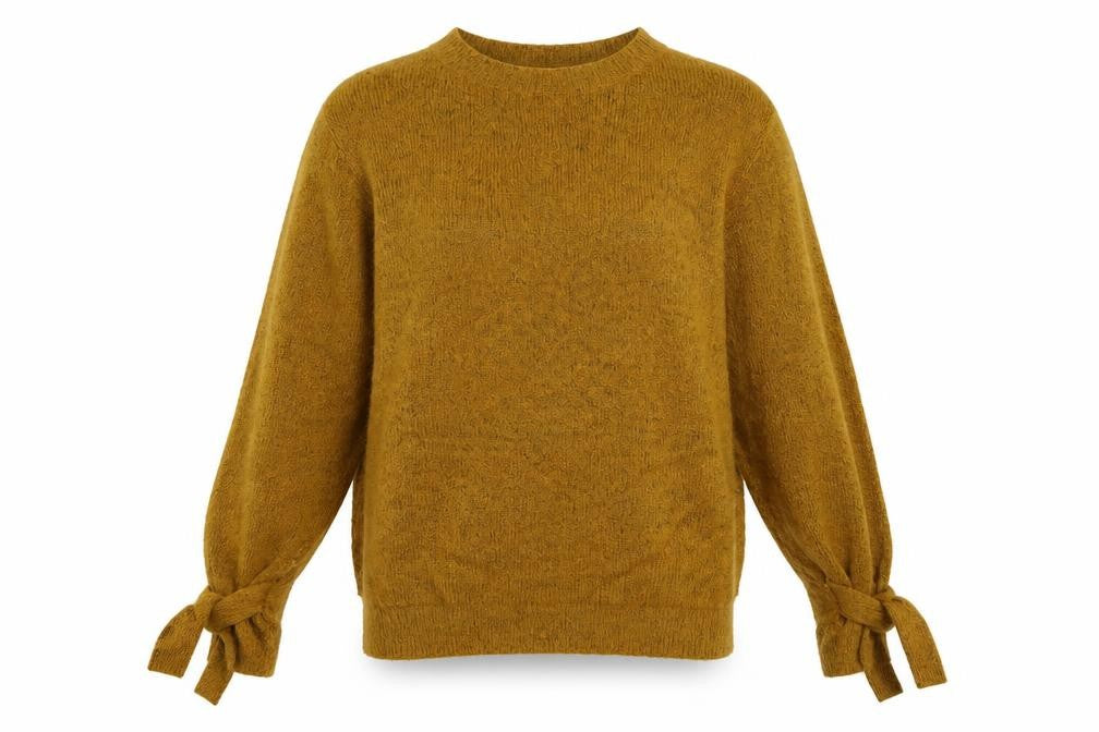 Papaya Womens Yellow   Pullover Jumper Size M