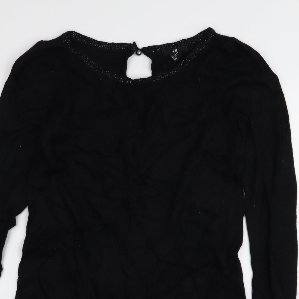 H&M Womens Black   Fit & Flare  Size S