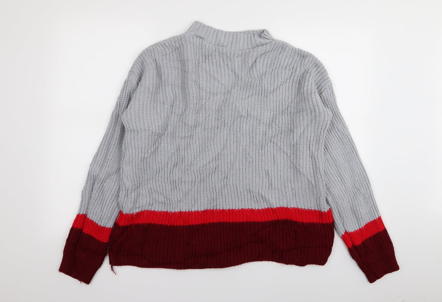 Missguided Womens Multicoloured   Pullover Jumper Size 10