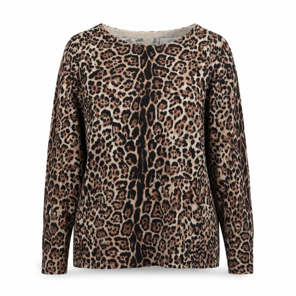 Wallis Womens Multicoloured Animal Print  Basic T-Shirt Size S