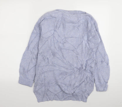 Marks & Spencer Womens Blue   Pullover Jumper Size S