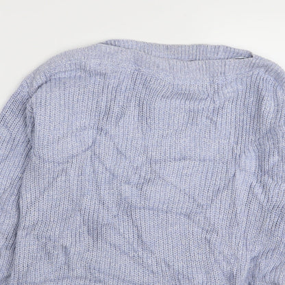 Marks & Spencer Womens Blue   Pullover Jumper Size S