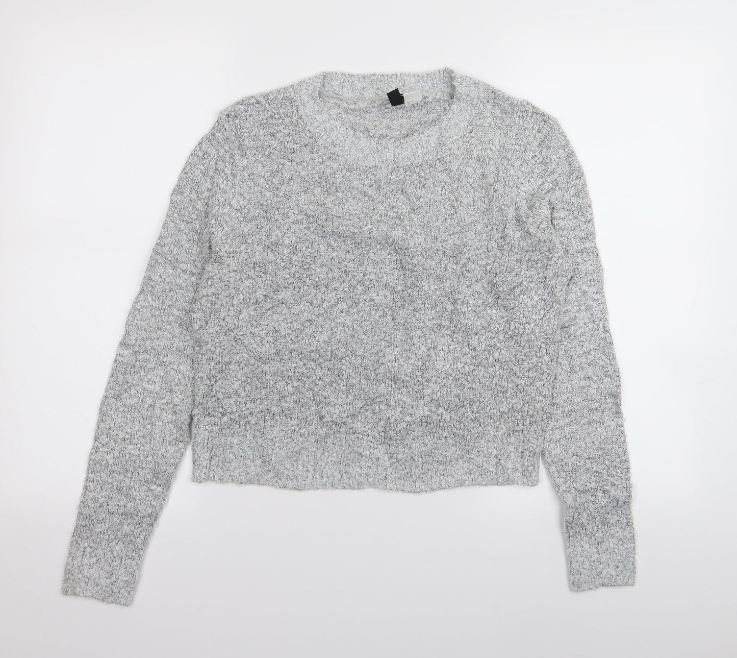 H&M Womens Grey   Pullover Jumper Size S