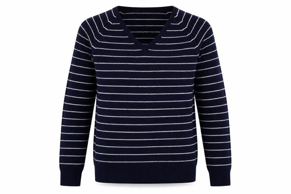 Gap Mens Blue Striped  Pullover Jumper Size M