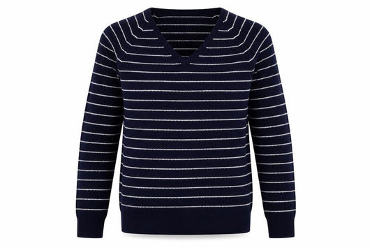 Gap Mens Blue Striped  Pullover Jumper Size M