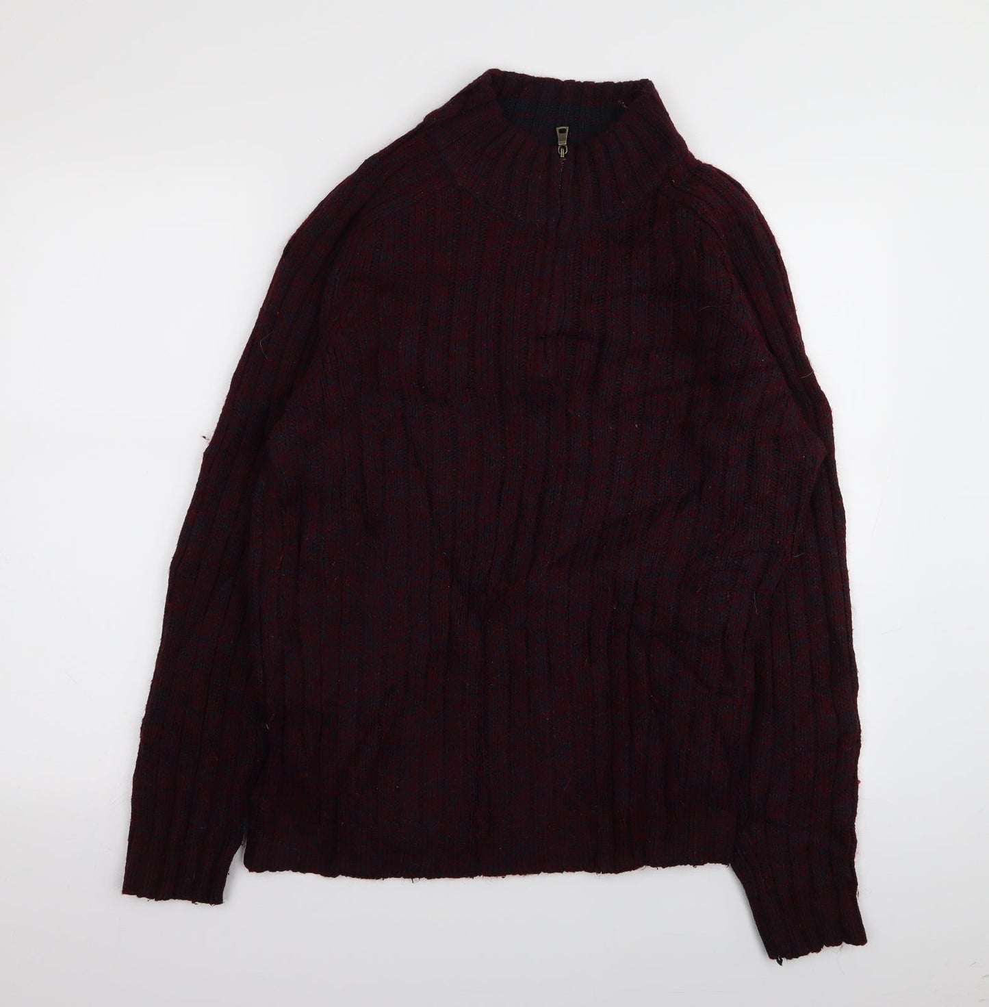 M&S Mens Red   Pullover Jumper Size M