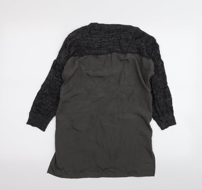 Back view of Betty Jackson Black women’s black jumper, size UK 8