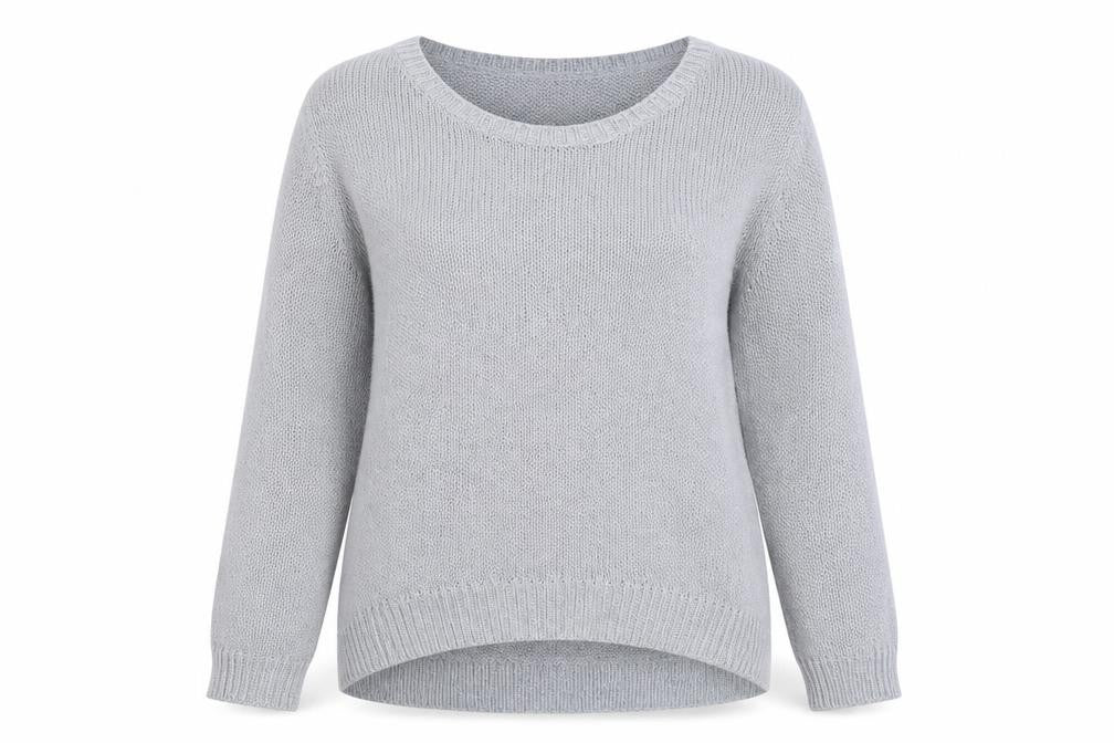 BHS Womens Silver  Knit Pullover Jumper Size 16