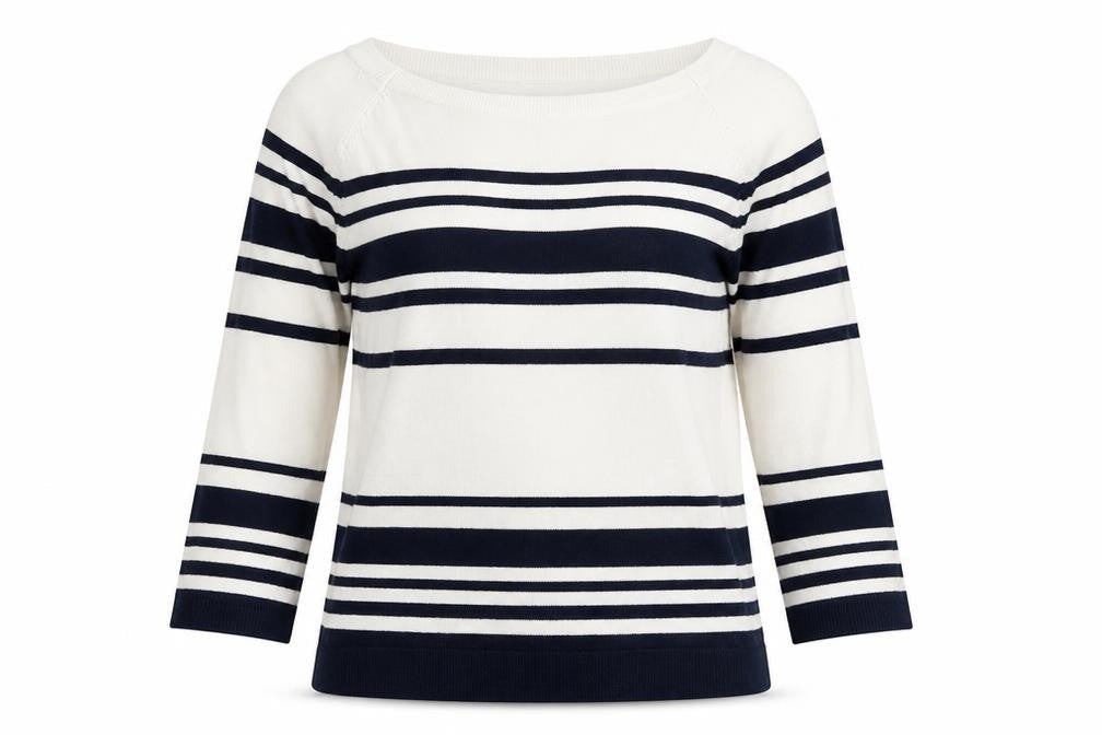 BHS Womens Multicoloured Striped Knit Pullover Jumper Size 8