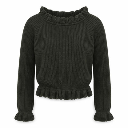 Select Womens Green  Knit Pullover Jumper Size 10