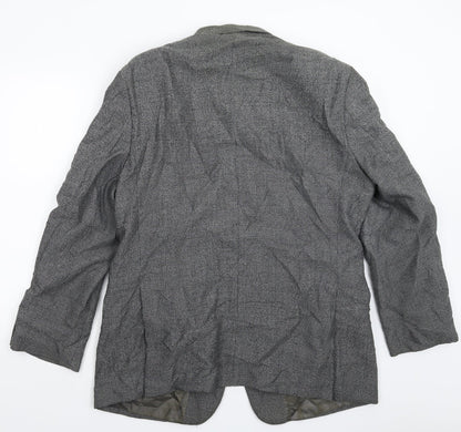 Preworn Mens Grey   Jacket Suit Jacket Size 44