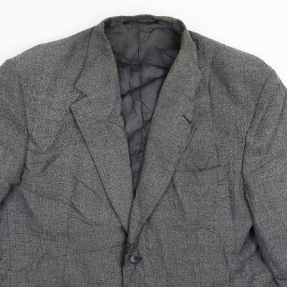 Preworn Mens Grey   Jacket Suit Jacket Size 44