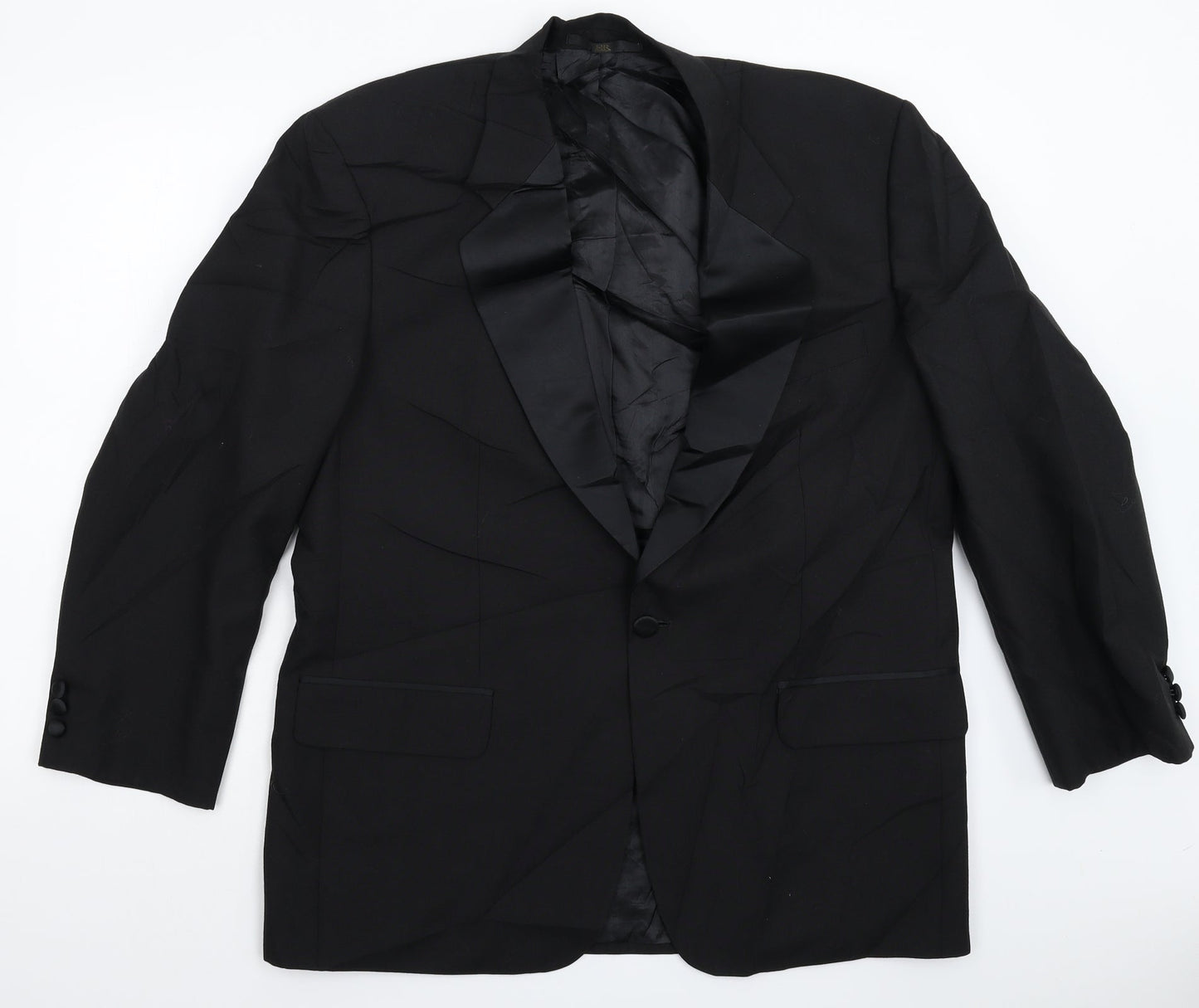 HR Mens Black   Jacket Suit Jacket Size 42