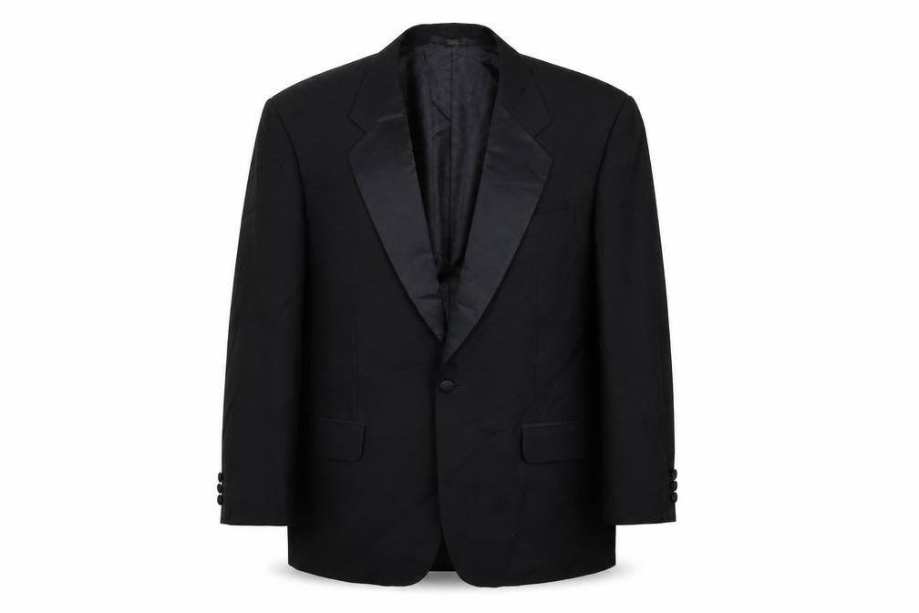 HR Mens Black   Jacket Suit Jacket Size 42