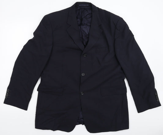 You Mens Blue   Jacket Suit Jacket Size 42