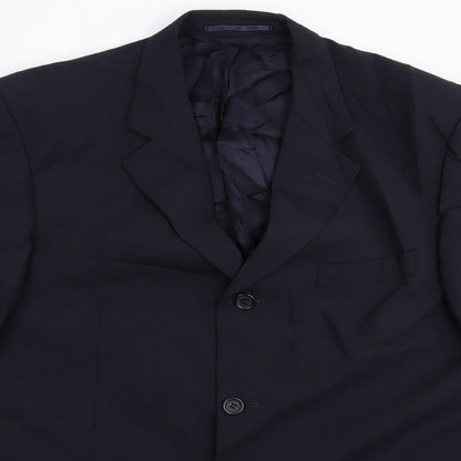 You Mens Blue   Jacket Suit Jacket Size 42