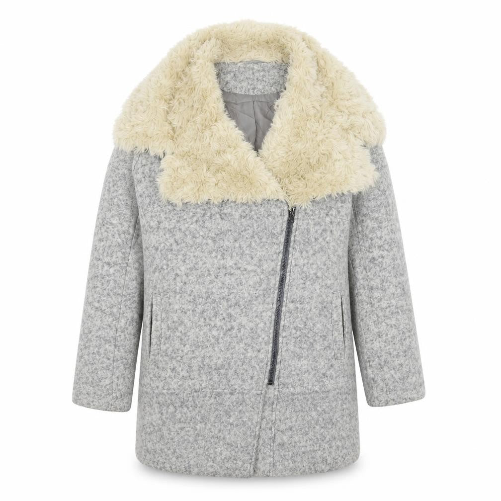 Marks & Spencer Womens Grey   Overcoat Coat Size 10