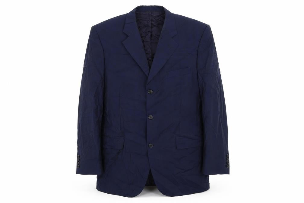 Bruno Kirches Mens Blue   Jacket Suit Jacket Size 44