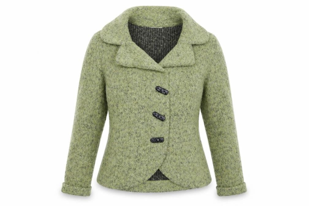 FSR Womens Grey  Knit Jacket Blazer Size 8