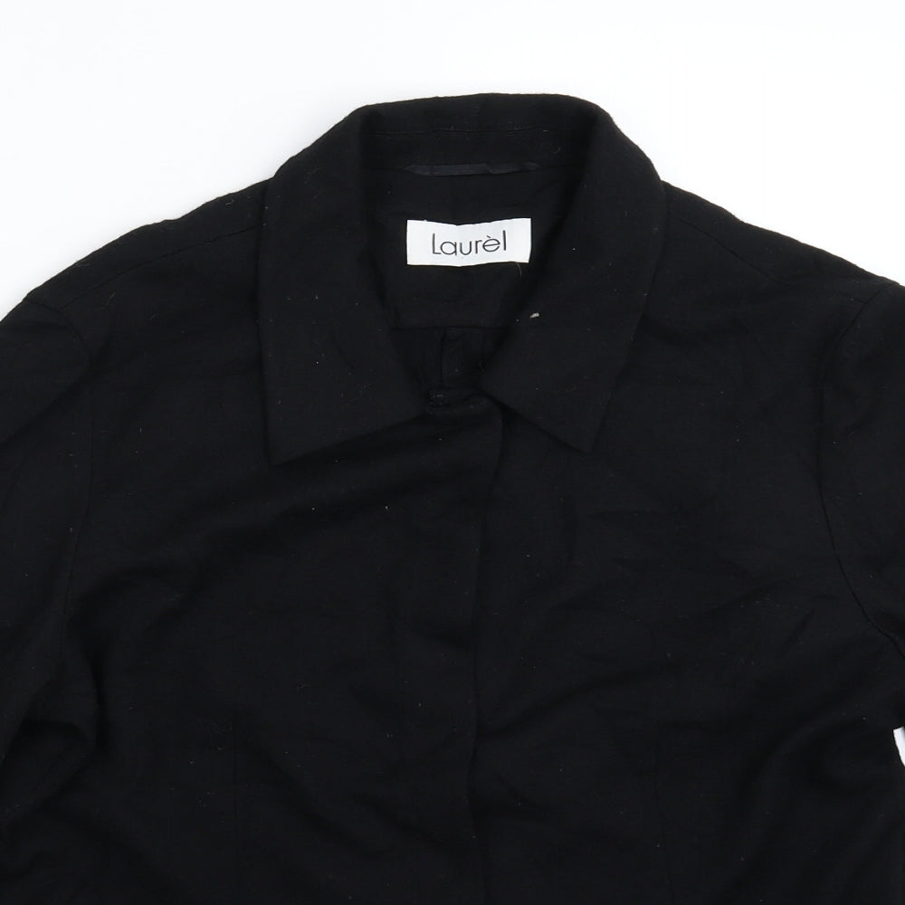 Laurel Womens Black   Jacket Blazer Size 12
