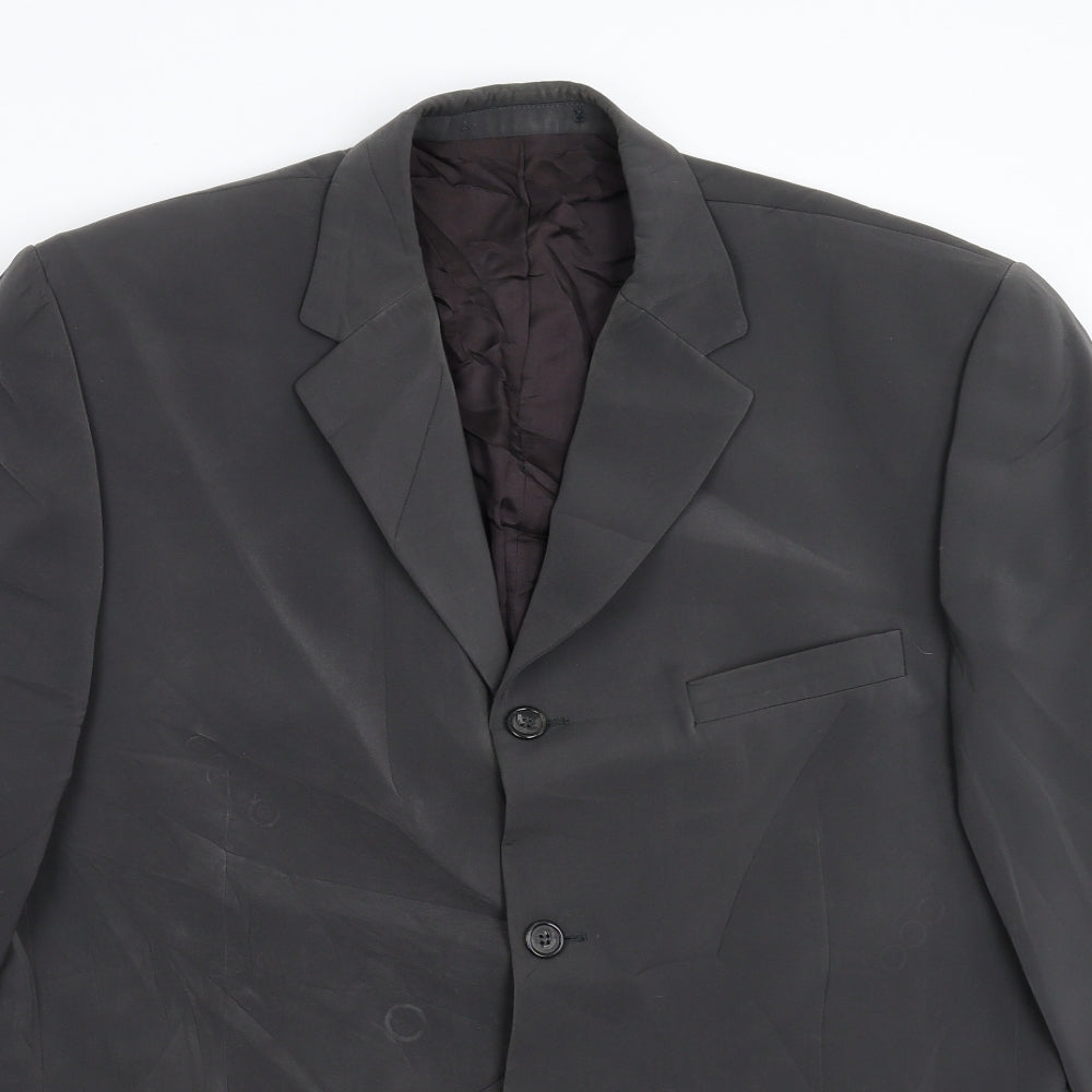 Charly's Company Mens Grey   Jacket Suit Jacket Size 44
