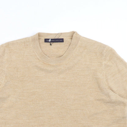 Preloved Marks and Spencer Womens Beige   Pullover Jumper Size 14 - Detail