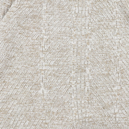 Bonmarché Womens Beige Cardigan Jumper Size M