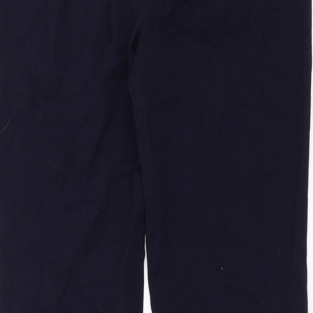 Marks and Spencer Womens Blue   Trousers  Size 10 L28 in - bootleg