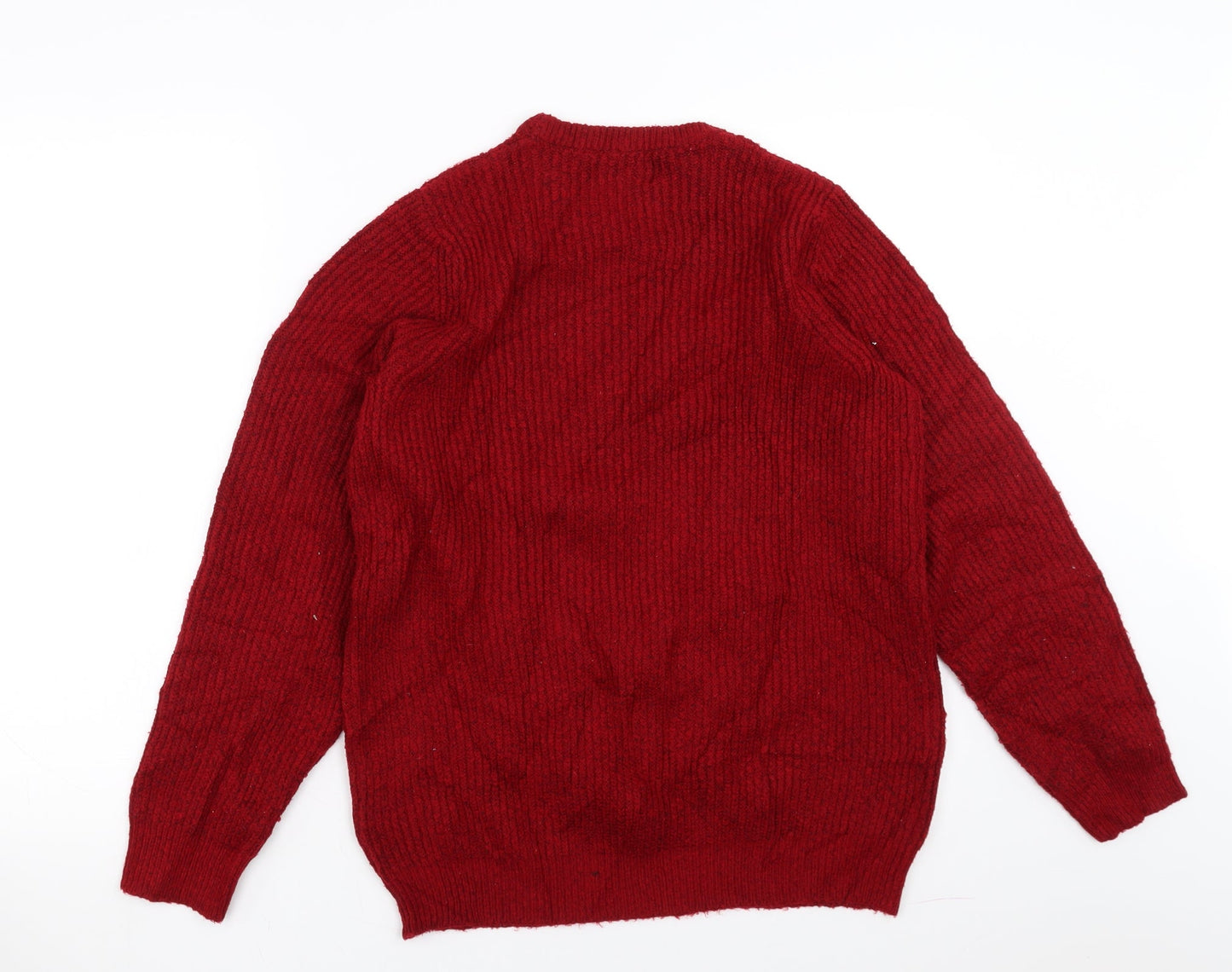 Marks and Spencer Mens Red   Pullover Jumper Size S