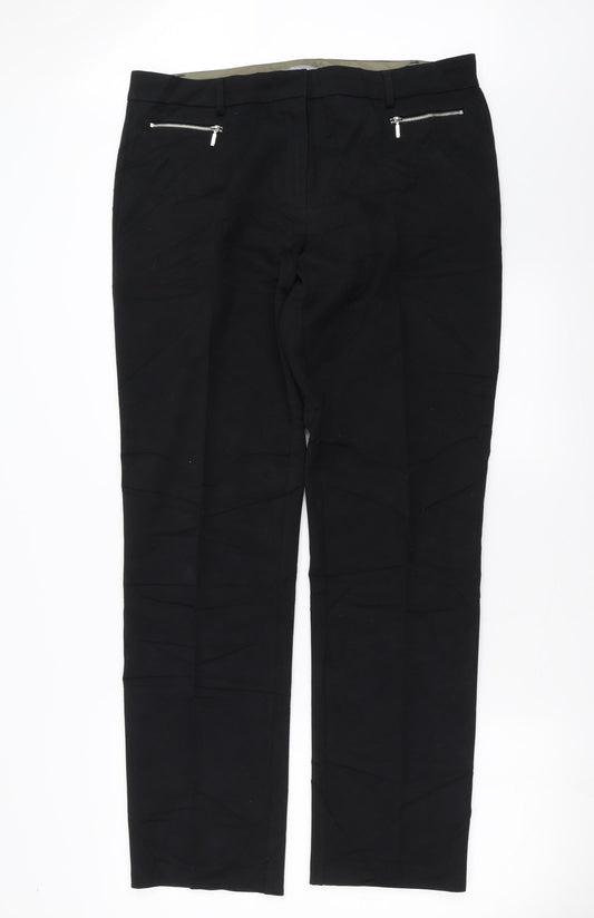 Marks and Spencer Womens Black   Trousers  Size 38 in L32 in