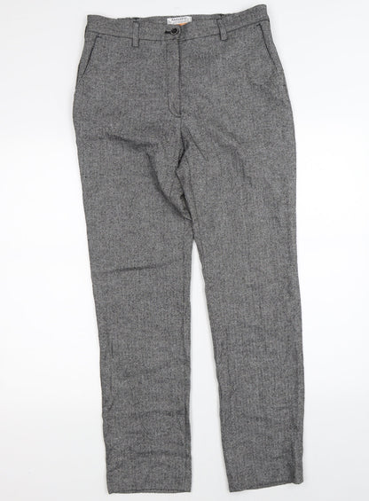 Raphaël Womens Grey    Trousers Size 12 L27.5 in