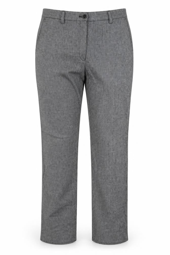 Raphaël Womens Grey    Trousers Size 12 L27.5 in
