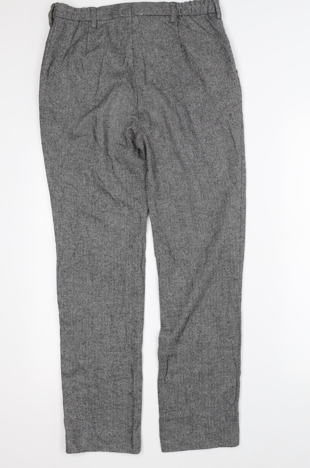 Raphaël Womens Grey    Trousers Size 12 L27.5 in