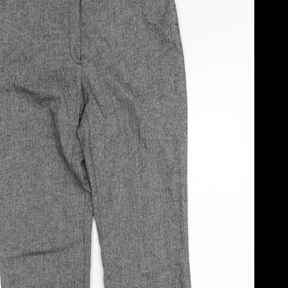 Raphaël Womens Grey    Trousers Size 12 L27.5 in