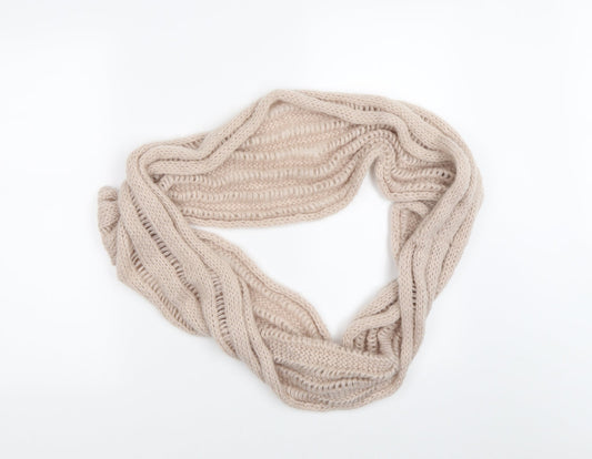 Preworn Womens Beige    Scarf   - COWL