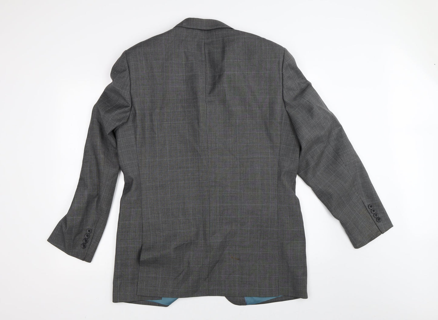 GREENWOODS Mens Grey   Jacket Suit Jacket Size 40
