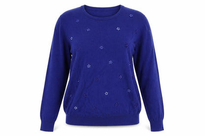 EWM Womens Blue   Pullover Jumper Size XL